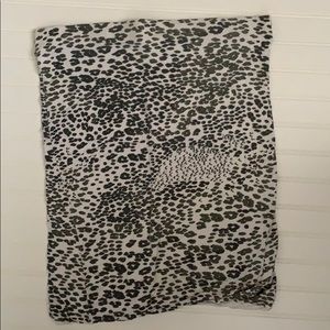 Animal print pencil skirt